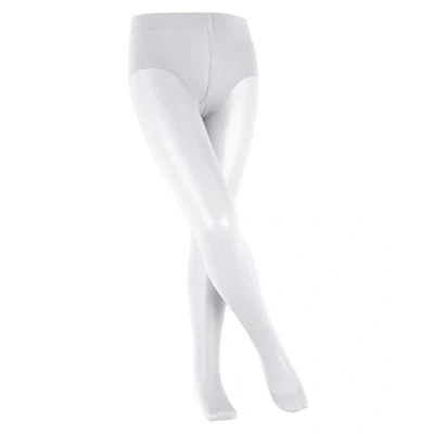 Immagine di Falke PURE MATT 30 Denier Transparent Collant per bambini, Taglia: 152/158, Weiß
