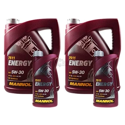 Immagine di Olio motore originale MANNOL Energy 5W 30 API SL Engine Oil 11193092 12 litri