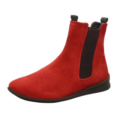 Immagine di Think! Spuat Pelle Sostenibile Foderato, Stivaletti Chelsea Donna, 5000 Fragola Kombi, 40.5 EU