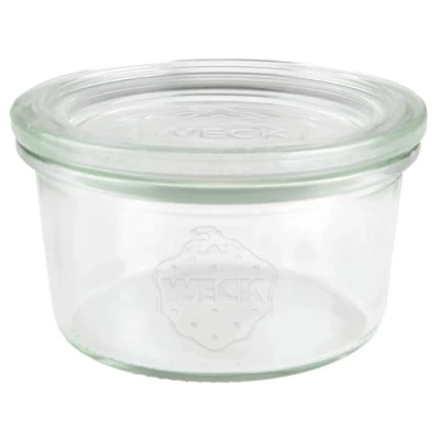 Immagine di Weck Vasetti con coperchio in vetro, capacità: 165 ml, forma a goccia, 12 pezzi