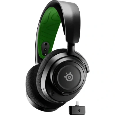 Immagine di Steelseries Arctis Nova 7X Gaming Cuffie Over Ear Bluetooth, Senza fili (via radio) Stereo Nero, Verde Riduzione del rumore microfono headset con