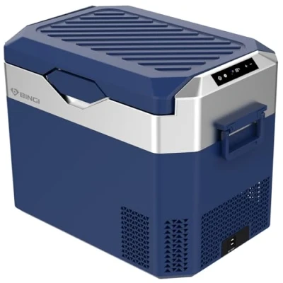 Immagine di BINGI Frigorifero Portatile 30L con Compressore, 18℃ a +15℃, Frigo Auto per Viaggi Lunghi 12V/24V/220V, Compatibile Camper, Van, Camion e Avventure in Barca