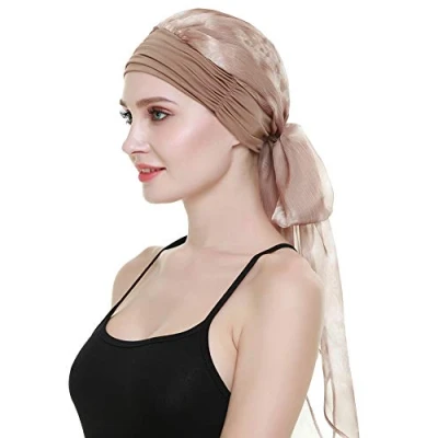 Immagine di Facile Indossare Berretti per Le Donne Il Cancro chemio Cappelli Elastica Beanie