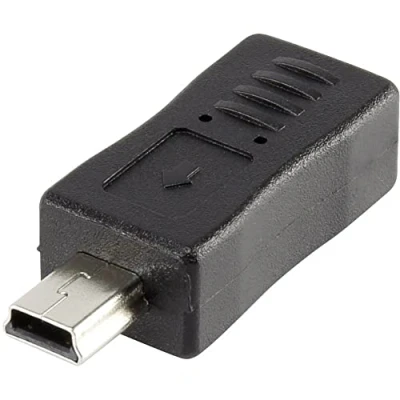 Immagine di Renkforce USB 2.0 Adattatore [1x Spina Mini B 1x Presa Micro 2.0] rf usba 08 contatti connettore dorati