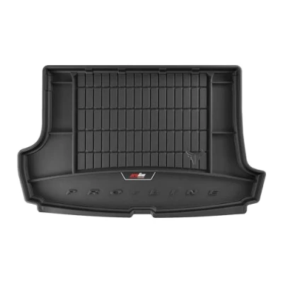 Immagine di FROGUM ProLine 3D Esclusivo Tappetino Vasca Baule Bagagliaio in gomma con logo perfetto per Volkswagen T Roc dal 2017 Comodo organizzatore Bordi più alti Disegno elegante