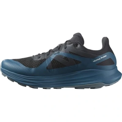Immagine di Salomon Ultra FLOW GTX Scarpe da trail running, Uomo, Taglia: 44, Black/deep dive/trooper Tessuto / sintetico