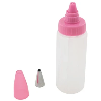 Immagine di Zenker Dispenser per Condire Doppio, Plastica, Trasparente/Rosa