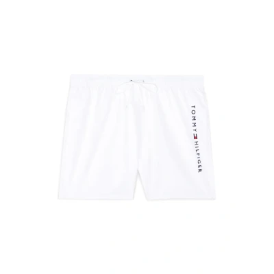 Immagine di Tommy Hilfiger Original Drawstring Shorts da mare, Uomo, Taglia: Large, Th optic white
