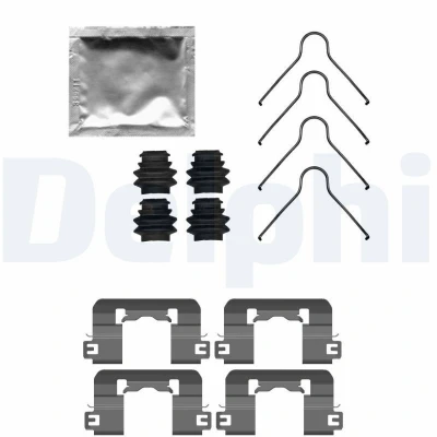 Immagine di DELPHI LX0741 Kit accessori, Pastiglia freno