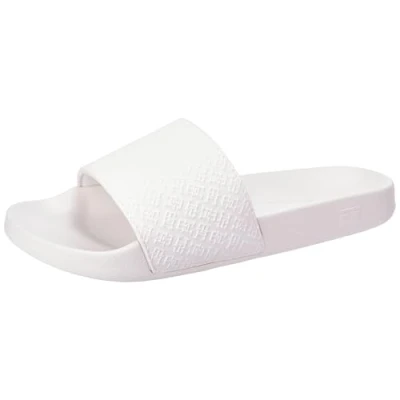 Immagine di Tommy Hilfiger Monogram POOL Slide Ciabatte da mare, Donna, Taglia: 41, Ancient white Sintetico