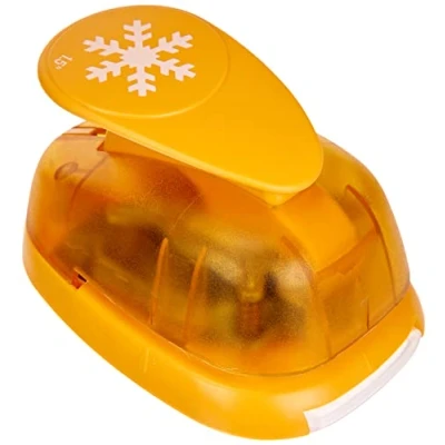 Immagine di Artemio Sagoma a Forma di Fiocco Neve, 3,5 cm Numero 2 Punzonatrice Leva, per Carta, Colore: Arancione