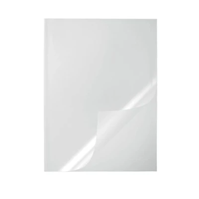 Immagine di Durable 291919 Copertina, utilizzabile con dorsini rilegafogli, f.to A4, capacità 100 fogli, trasparente, confezione da 50 pezzi
