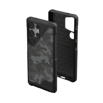 Immagine di Urban Armor Gear Metropolis LT Case Samsung Galaxy S25 Ultra Custodia (Designed for Samsung, compatibile con ricarica wireless (Qi) / magnetica) micro hex camo graphite