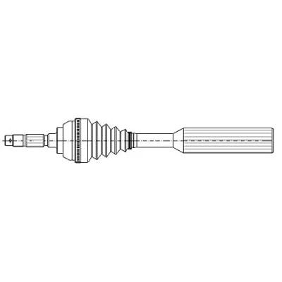 Immagine di METELLI 17 0381 Albero motore / Semiasse 612 79 PEUGEOT: 206 Hatchback