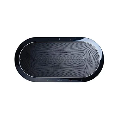 Immagine di Jabra Speak 810 Speaker per telefono, Altoparlante grandi conferenze certificato UC con cavo USB A / Bluetooth jack 3,5 mm, Ottimizzato Microsoft, Senza chiave,