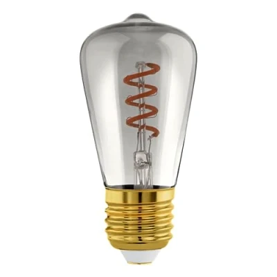 Immagine di EGLO Lampadina LED E27 4W ST48 2.000K Filament smoky dimmerabile