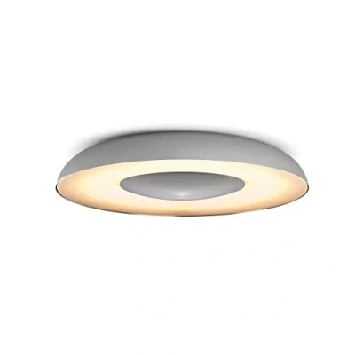 Immagine di Philips Hue White Ambiance Plafoniera Smart Still, Luce Bianca da Calda a Fredda, Led Integrato, 32W, Alluminio, Telecomando Dimmer Switch Incluso