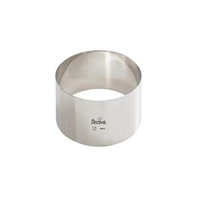 Immagine di Decora 0063802 Cerchio Inox, 7 x 6 cm in Acciaio Inossidabile, Argento