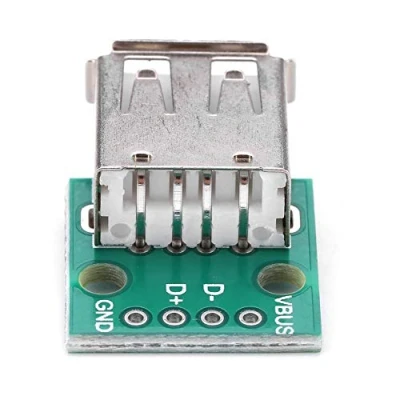 Immagine di Scheda di breakout USB femmina da 10 pezzi tipo a 4 pin con connettore 2,5 mm DIP