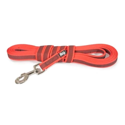 Immagine di Julius K9, Guinzaglio Color &amp; Gray con manico, 20 mm x 5 m, rosso
