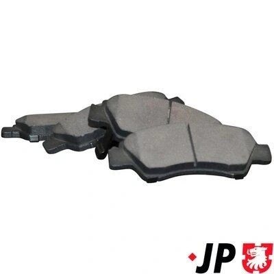 Immagine di JP GROUP 3463600310 Kit pastiglie freno Assale anteriore con segnalatore acustico usura HONDA: CIVIC 6 Hatchback, Jazz 2, 3