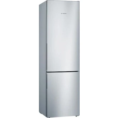 Immagine di Bosch KGV39VLEAS Serie 4, Frigorifero combinato da libera installazione, LowFrost, Cassetti VitaFresh, Luce LED, Acciaio, 201x60 cm