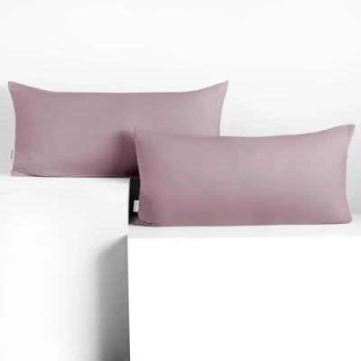 Immagine di DecoKing 2 federe 40 x 80 cm, in cotone, con chiusura lampo, colore: ambra