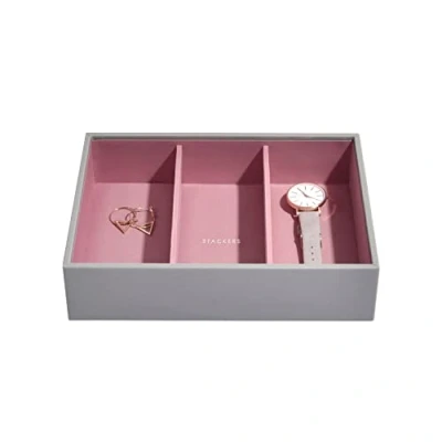 Immagine di Stackers Grey Rose Classic Medium Jewellery Box Watch/Accessori Layer