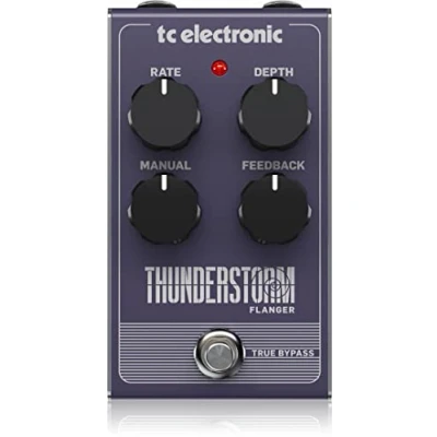 Immagine di TC Electronic THUNDERSTORM Flanger Pedale stile vintage con circuito Bucket Brigade completamente analogico