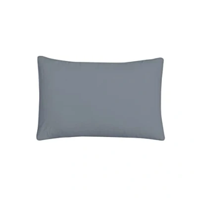 Immagine di Sleepdown Federa per cuscino in puro cotone 100%, confezione da 2 federe stile casalingo, 48 x 74 cm, colore: ardesia