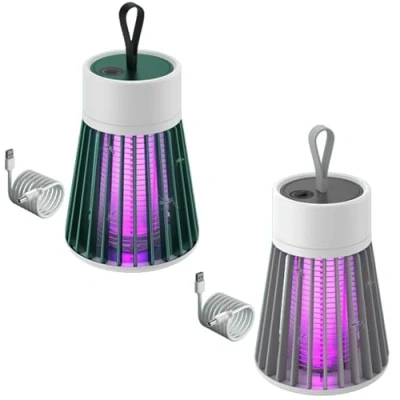 Immagine di Mozz Guard Mozzguard Mosquito Zapper, Bug Zapper Outdoor (Grey+Green)