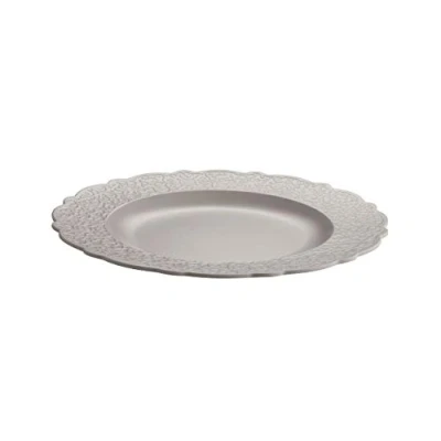 Immagine di Alessi Dressed en Plein Air MW72/1 WG, Piatto Piano di Design con Decoro a Rilievo, Melammina, Grigio (Chiaro)