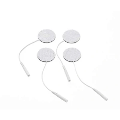 Immagine di Elettrodi in Tessuto Promed 32 mm, 4 Pezzi, Tens Autoadesivi con Spina da 2 mm per Dispositivi Tens/Ems, Riutilizzabili