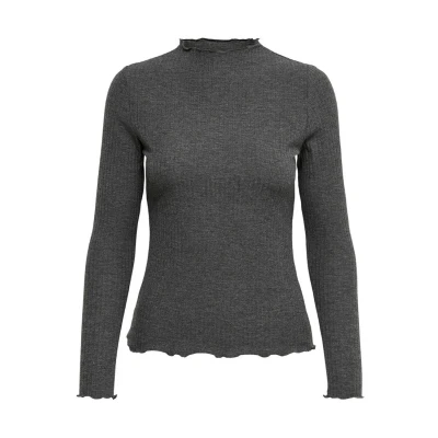 Immagine di Dolcevita Only Emma L/s High Neck Top Noos Jrs Grigio IT 40