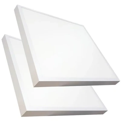 Immagine di LED ATOMANT Confezione da 2 Plafoniera Soffito Quadrata 60x60cm 48W, CCT (Selettore di Colore Bianco Caldo, Neutro e Freddo), 5500 Lumen, Driver incluso