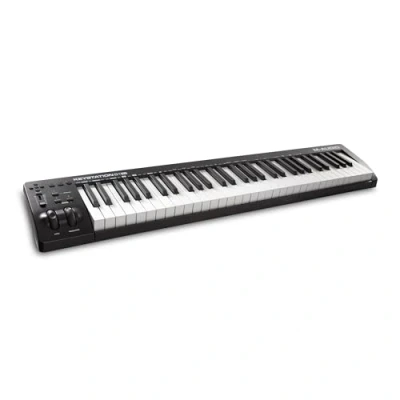Immagine di M Audio Keystation 61 MK3 Tastiera MIDI Controller USB a tasti, Controlli Assegnabili, plug and play (Mac/PC) + Pacchetto Software