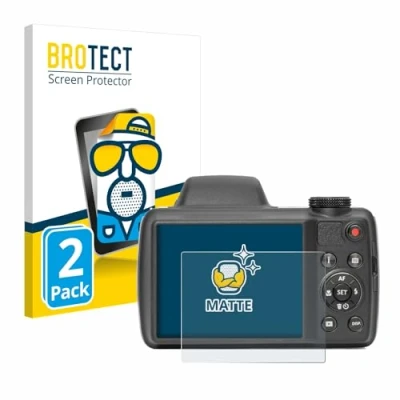 Immagine di brotect Pellicola Protettiva Opaca per Kodak Pixpro AZ528 Anti Riflesso (2 Pezzi)