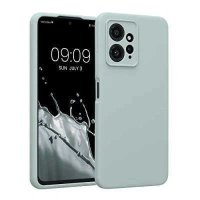 Immagine di kwmobile Custodia Compatibile con Xiaomi Redmi Note 12 (4G) Cover Back Case per Smartphone in Silicone TPU Protezione Gommata Menta Freddo
