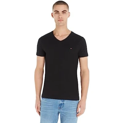 Immagine di Tommy Hilfiger CORE SLIM V NECK TEE Tshirt basic, Uomo, Taglia: XS, Black