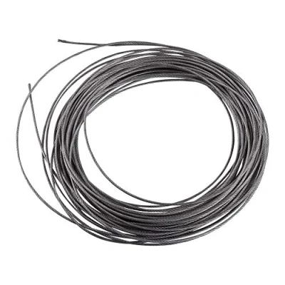 Immagine di Filo Cavo Intrecciato in acciaio de 1.5mm, Fune Inossidabile, Corda inox 304, lunghezza di 15 metri