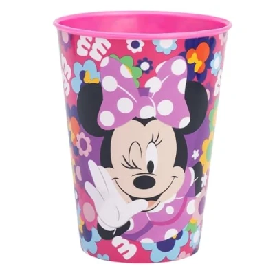 Immagine di Stor Bicchiere per bambini in plastica riutilizzabile da 260 ml di Minnie