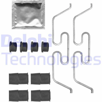 Immagine di DELPHI LX0719 Kit accessori, Pastiglia freno VOLVO: XC60 II, V60 XC40, OPEL: Grandland X, JAGUAR: