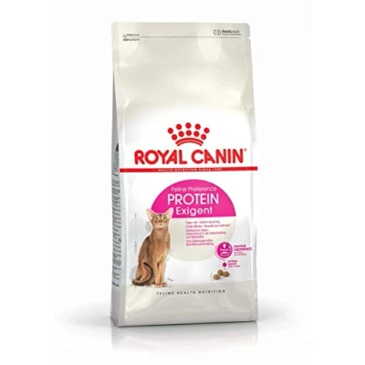 Immagine di Multipack risparmio! 2 x Royal Canin Feline Crocchette per gatti 10 kg Protein Exigent