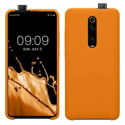 Immagine di kwmobile Cover per Xiaomi Mi 9T (Pro) / Redmi K20 Custodia Back Case Smartphone in Silicone TPU Protezione Gommata albicocca