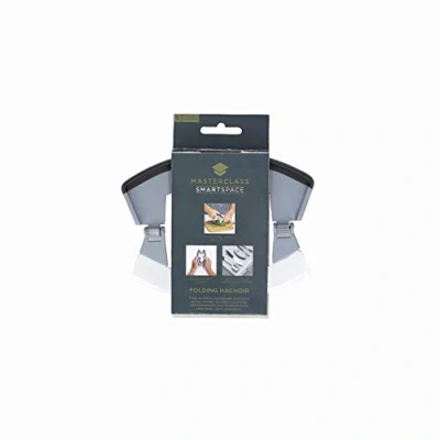 Immagine di MasterClass Smart Space Mezzaluna Tritatutto Pieghevole, Acciaio Inossidabile/Plastica, 15.5 x 12.5 cm, Grigio