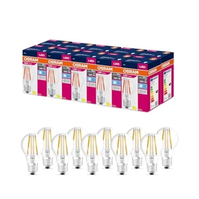 Immagine di 0 Valore a stella LED Classic A100 per socket E27, forma di pera, fil, 1521 lumen, bianco freddo, 4000k, sostituzione lampadine da 100 w convenzionali, non dimmerabile, 10 pacchetti