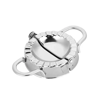 Immagine di Zerodis Formula di scarico in Acciaio Inox Strumenti per Pasta Gnocco Attrezzi Dumpling Pie Stampo Multiuso Ravioli Stampini Gyoza Empanada Utensili Cucinare ( Grande )