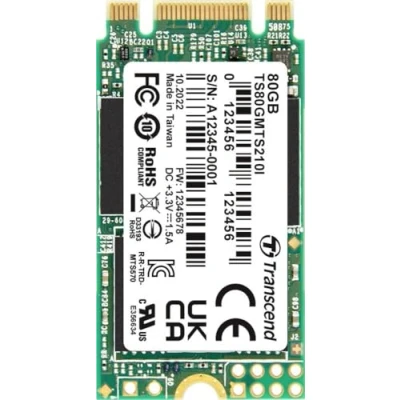 Immagine di Transcend SSD interno M.2 TS80GMTS210I