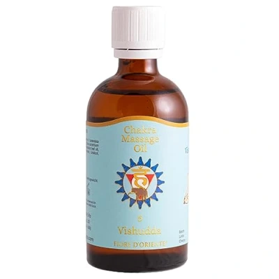 Immagine di VISHUDDA 5 CHAKRA BODY MASSAGE OIL 100ML THE REBALANCING SYSTEM FIORE D&#039;ORIENTE