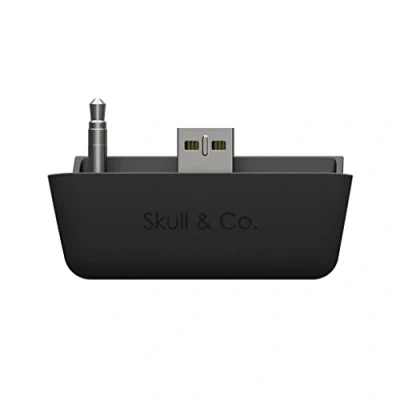 Immagine di Skull &amp; Co. AudioBox for Xbox (XSX/XSS/Elite) Controllers: Bluetooth 5.0 Wireless Audio Transmitter Adapter Low Latency Black